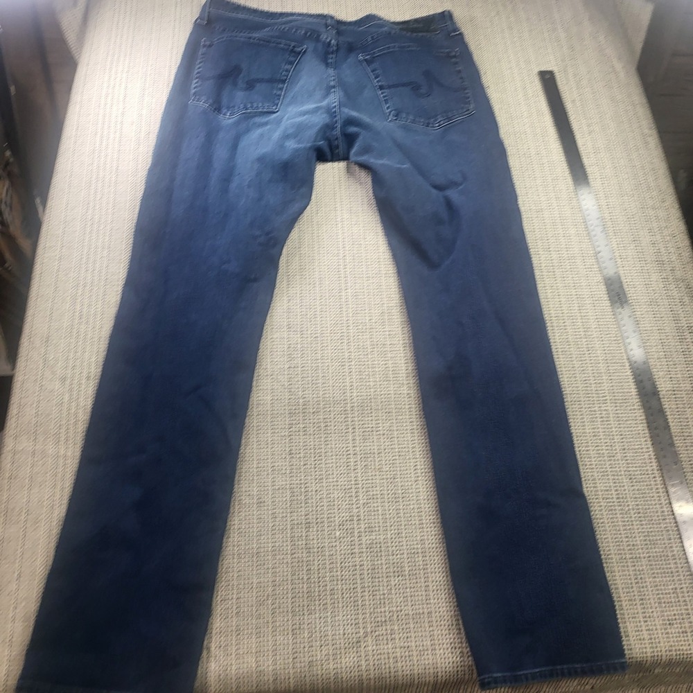 AG Jeans Men 36x34 Blue The Everett Slim Straight Denim 360 Stretch 1794TSYEQUA - Picture 5 of 10